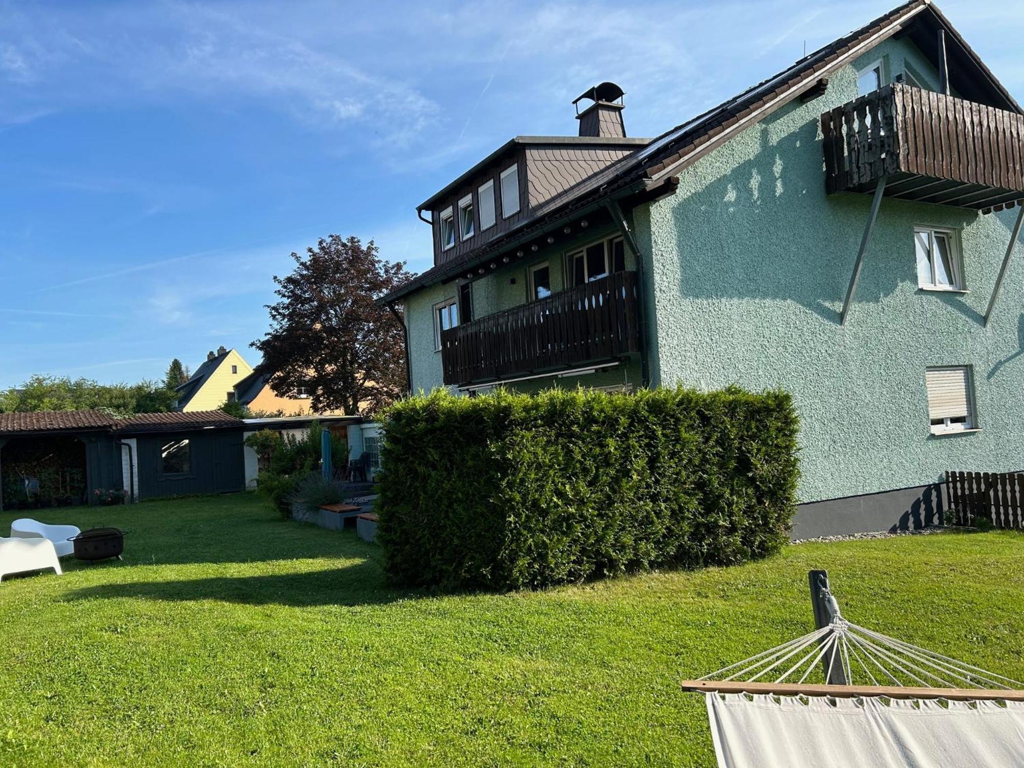 Apartment Kornbergblick Schwarzenbach an der Saale Exterior foto